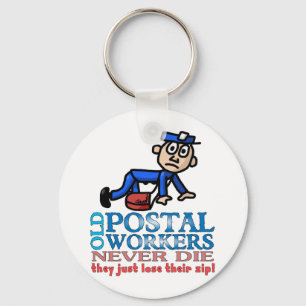 Postal Epitaph Key Ring