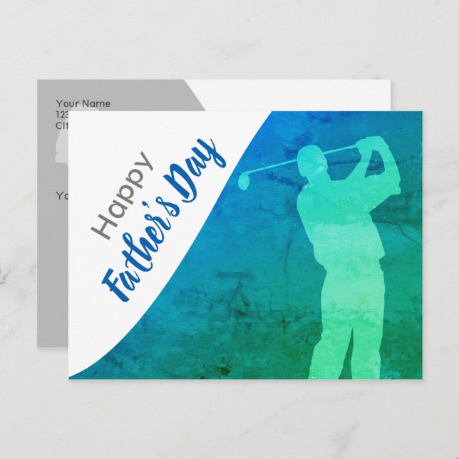 Postal - Feliz Día del Padre 02 Postcard (Front/Back)