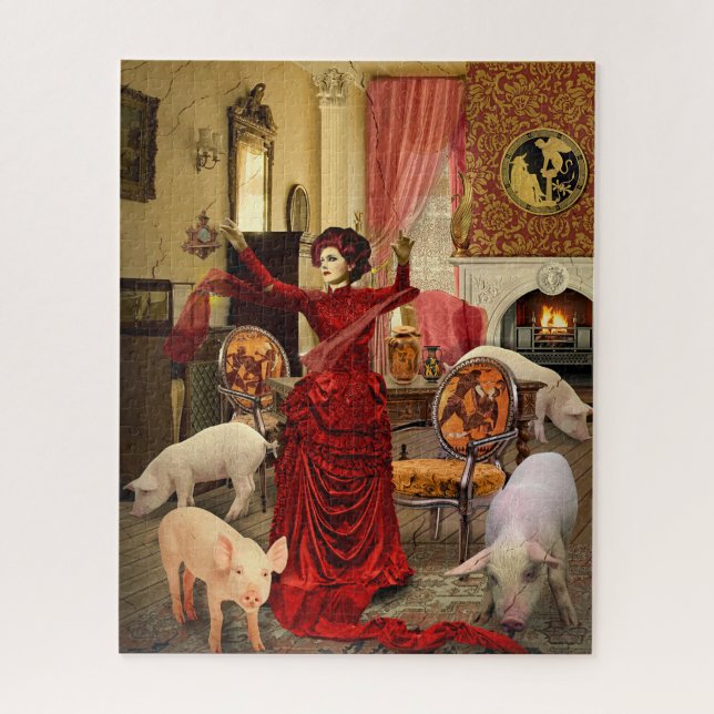 Postal Festiva Victorian Circe Jigsaw Puzzle (Vertical)