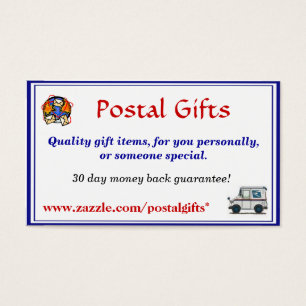Postal Gifts Business Card