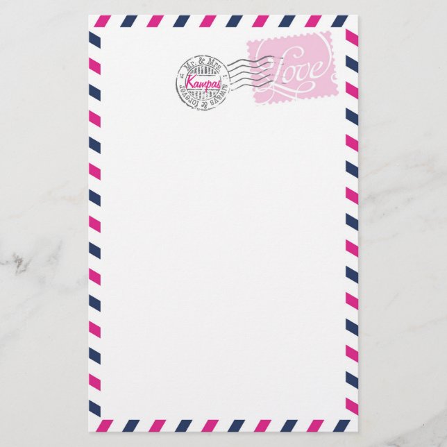 Postal Service Collection Stationery (Front)