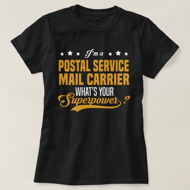 Postal Service Mail Carrier T-Shirt (Design Front)