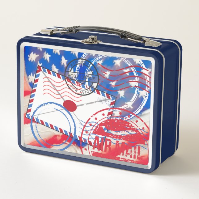 Postal Service Metal Lunch Box (Front)