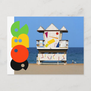Postal South Beach Miami Postcard