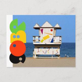 Postal South Beach Miami Postcard