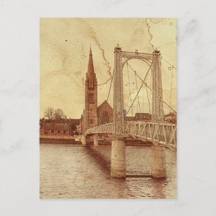 Postal The Bouncy Bridge (Inverness - Scotland) Postcard