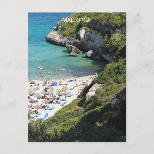 postal vertical Calas de Mallorca Postcard (Front)