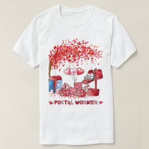 Postal Worke Valentine's Day T-Shirt