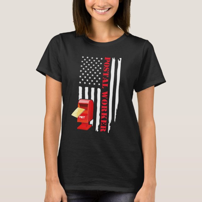 Postal Worker Art Men Women Postman Post Office Me T-Shirt (Front)