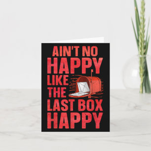 Postal Worker Design For Men Women Mailman Mail Ca Card