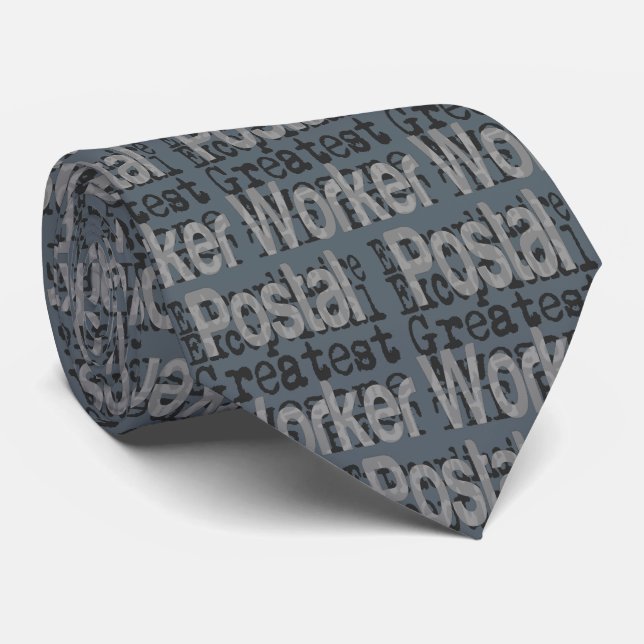 Postal Worker Extraordinaire Tie (Rolled)