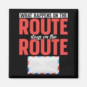 Postal Worker Funny Mail Carrier Magnet