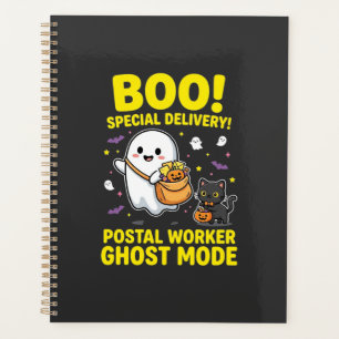 Postal Worker Ghost Mode Halloween Design_1 Planner