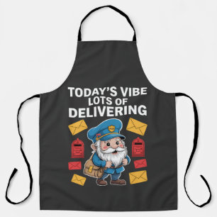 Postal Worker Gnomes Mail Apron