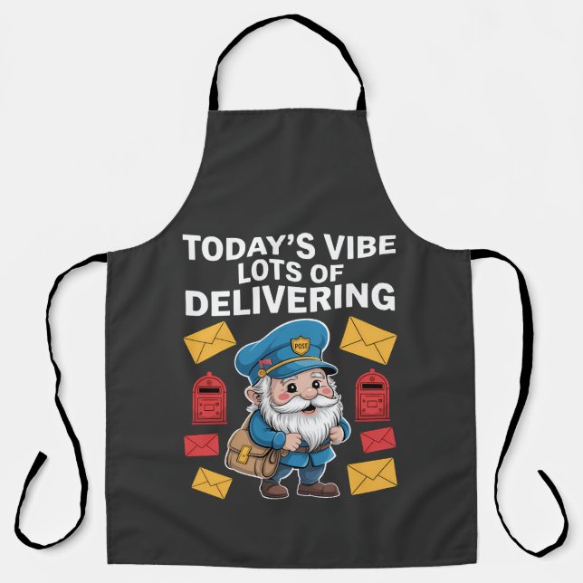 Postal Worker Gnomes Mail Apron (Front)