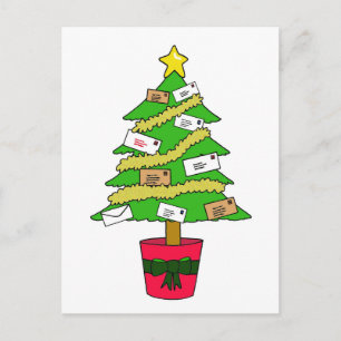 Postal Worker Happy Christmas Holiday Postcard