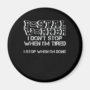 Postal Worker Joke Mail Carrier Mailwoman Postman Magnet