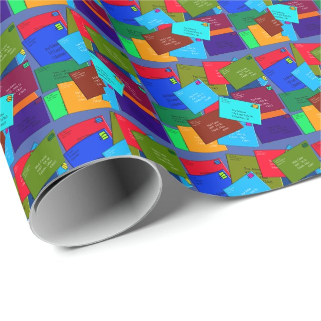 Postal Worker Letters Wrapping Paper (Roll Corner)