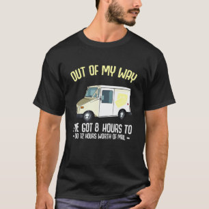 Postal Worker Mail Carrier Postman Delivery Post O T-Shirt