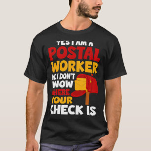 Postal Worker Mailman Mail Carrier Post Office T-Shirt