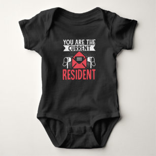 Postal Worker Mailman You Are The Current Resident Baby Bodysuit
