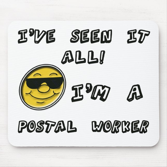 Postal Worker Mouse Pad (Front)