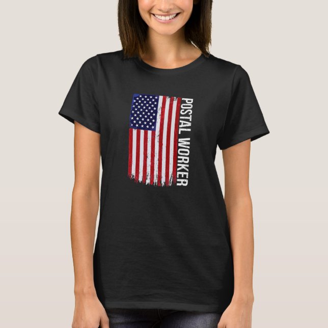 Postal Worker   Post Office Worker Mailman Postman T-Shirt (Front)