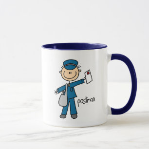 Postal Worker Stick Figure Mug