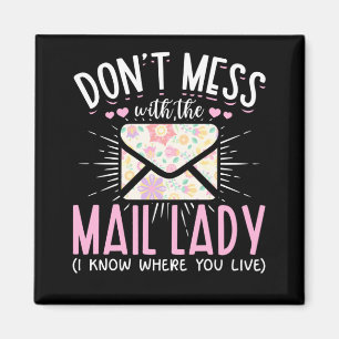Postal Worker Wife Funny Mailman Woman Magnet