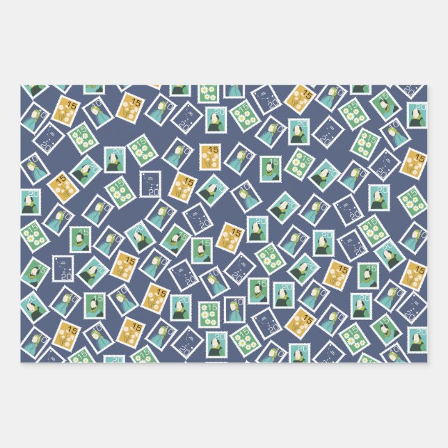 Postal Worker Wrapping Paper (Front)