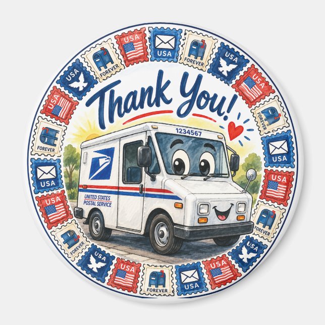 Postal Workers Appreciation  Magnet (Front)