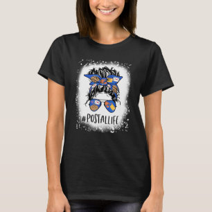 Postallife Mail Carrier Postal Worker Mailwoman Mo T-Shirt