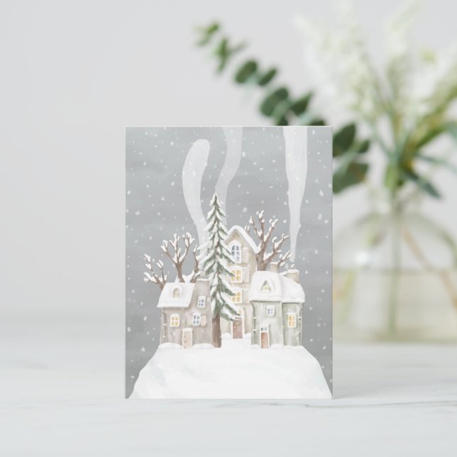 Postcard (10.8cm x 14.2cm) - Winter Scene (Standing Front)