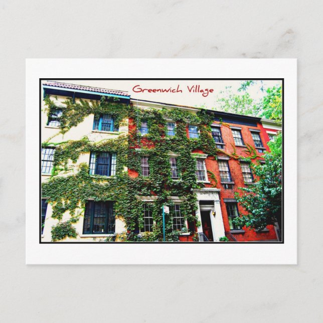 Postcard 4 - Greenwich Village, NYC (Front)
