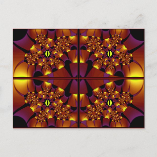 Postcard ~ "A Meeting of the Eyes" (Front)