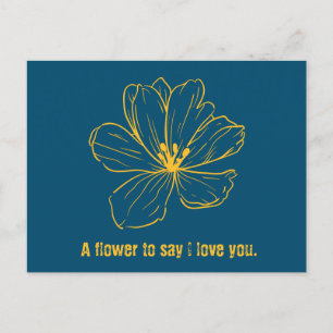 Postcard - A thought to say I love you.