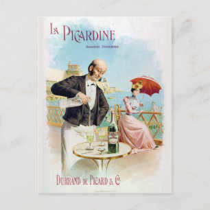 Postcard Absinthe La Picardine