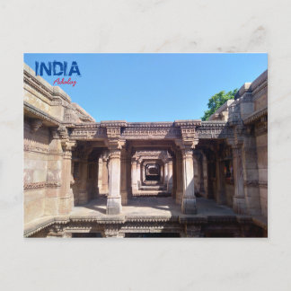 Postcard - Adalaj - India