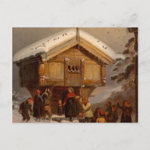 Postcard Adolph Tidemand - Traditions of Christmas