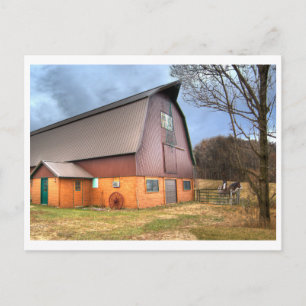 Postcard, Anderson barn Postcard