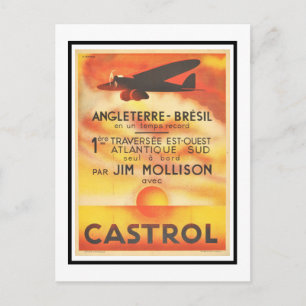Postcard - Art-Deco French Aeroplane