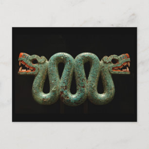 Postcard: Aztec serpent Postcard