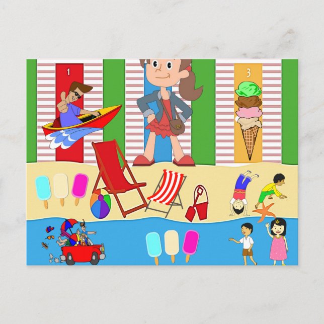 Postcard Beach Ice Cream (Front)