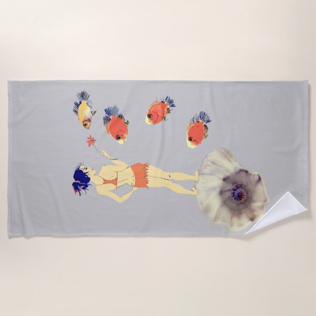 Postcard Beach Towel (Front)