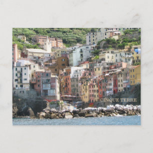 POSTCARD Beautiful Picturesque Cinque Terre