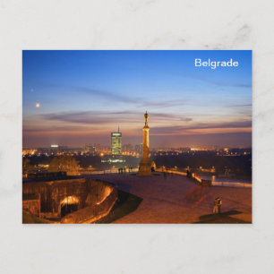 postcard Belgrade monument winner