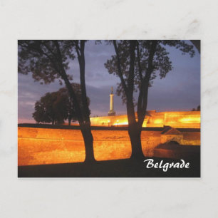 postcard Belgrade monument winner