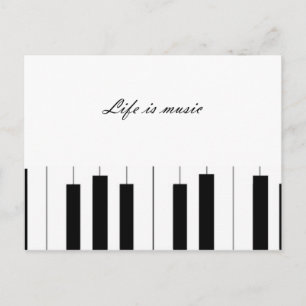 Postcard Black & White