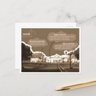 Postcard Bogor Palace Indonesia