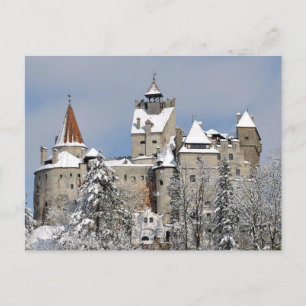 Postcard Bran Castle, Transylvania, Romania